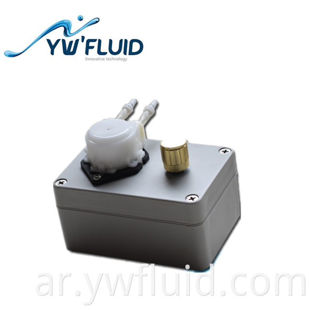 YWFLUID 24V صغير مختبر أنظمة الاستغناء عن المعدات المختبرية معدات أنبوب مضخة كهروضوئية